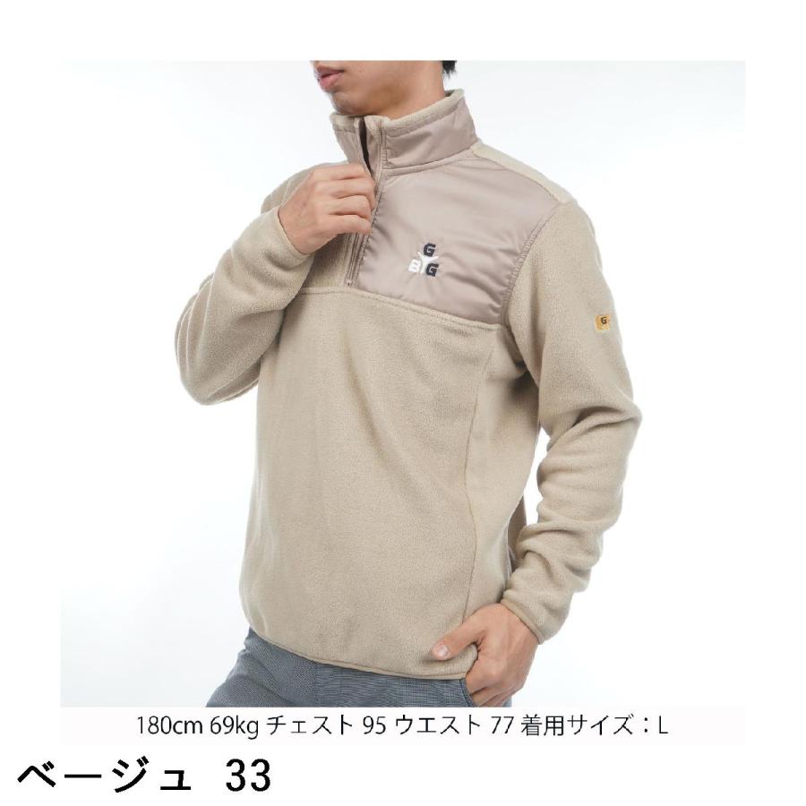 ゴールデンベア GB GOLF SPIKE ハーフジップ フリーススウェット : GDO