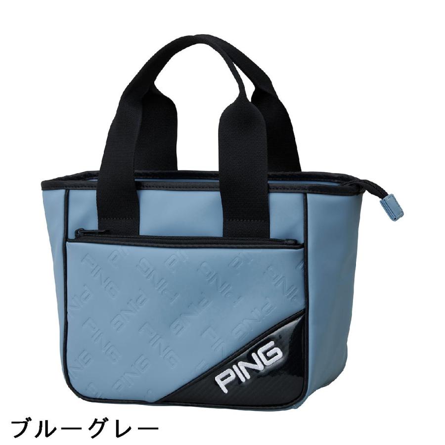PING（ピン） エンボスラウンドトートバッグ : GDOゴルフショップ