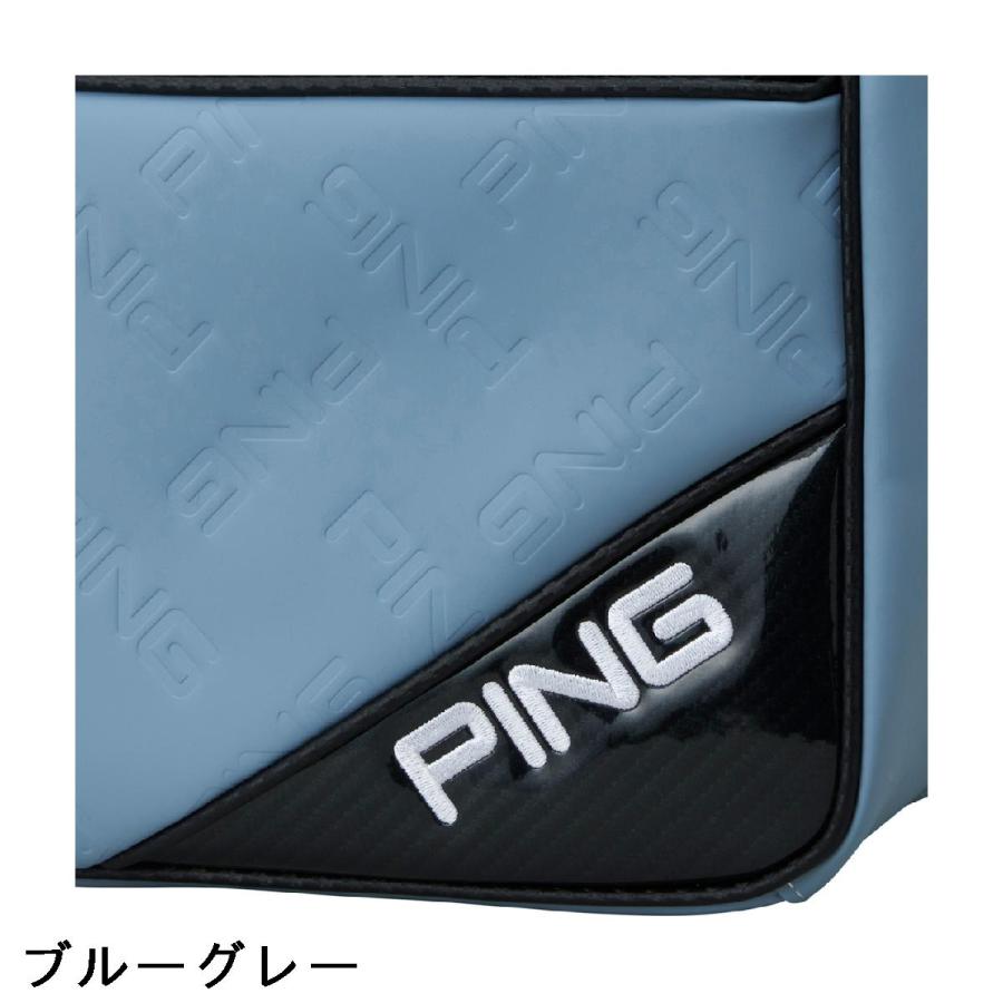 PING（ピン） エンボスラウンドトートバッグ : GDOゴルフショップ