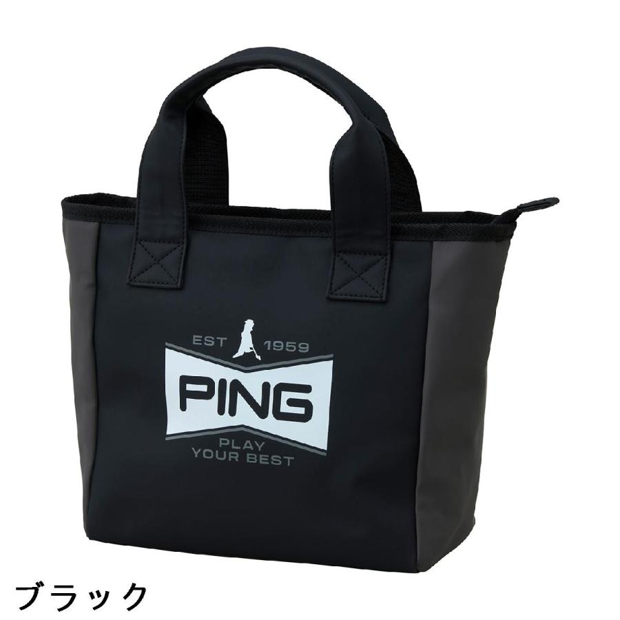 ピン PING ソフトポリウレタンラウンドトートバッグの画像