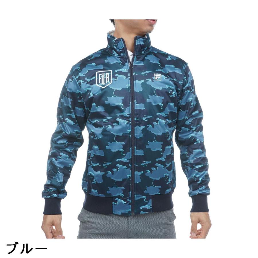 FILA（フィラ） FILA GOLF ストレッチ カモ柄 ボンディングブルゾン