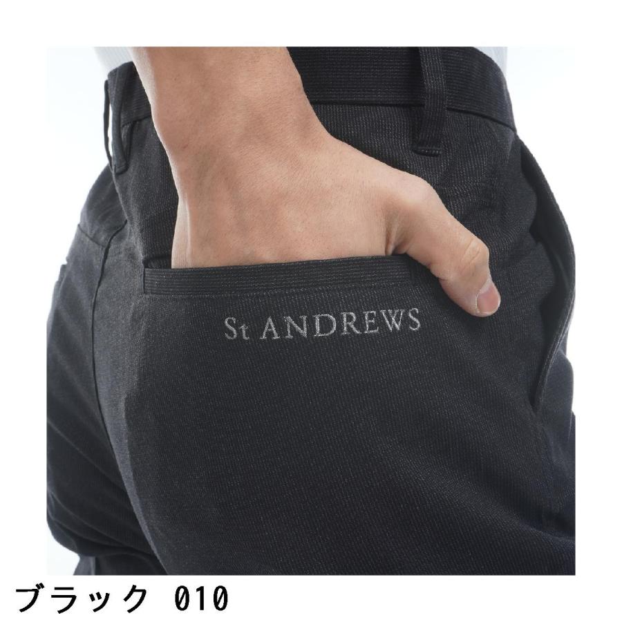 新品】St ANDREWSドビーストレッチクロップドパンツ ゴルフ dd409 新品