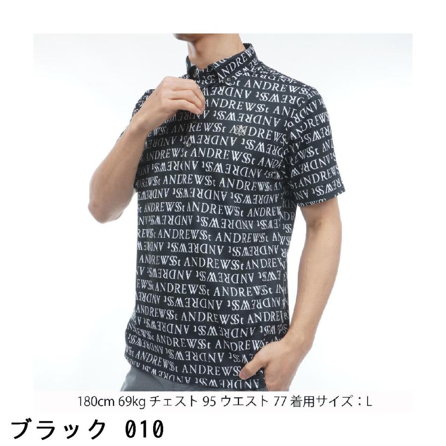 St ANDREWS セント・アンドリュース ダブルロゴジャカード半袖
