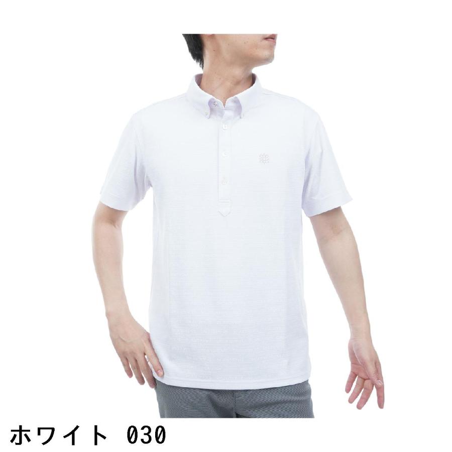 St ANDREWS セント・アンドリュース ロゴボーダージャカード半袖