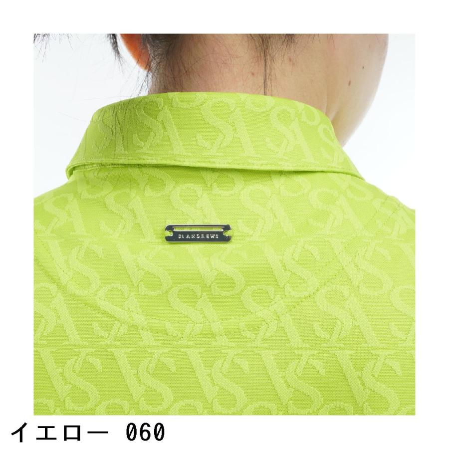St ANDREWS セント・アンドリュース St ANDREWS SAロゴジャカード半袖