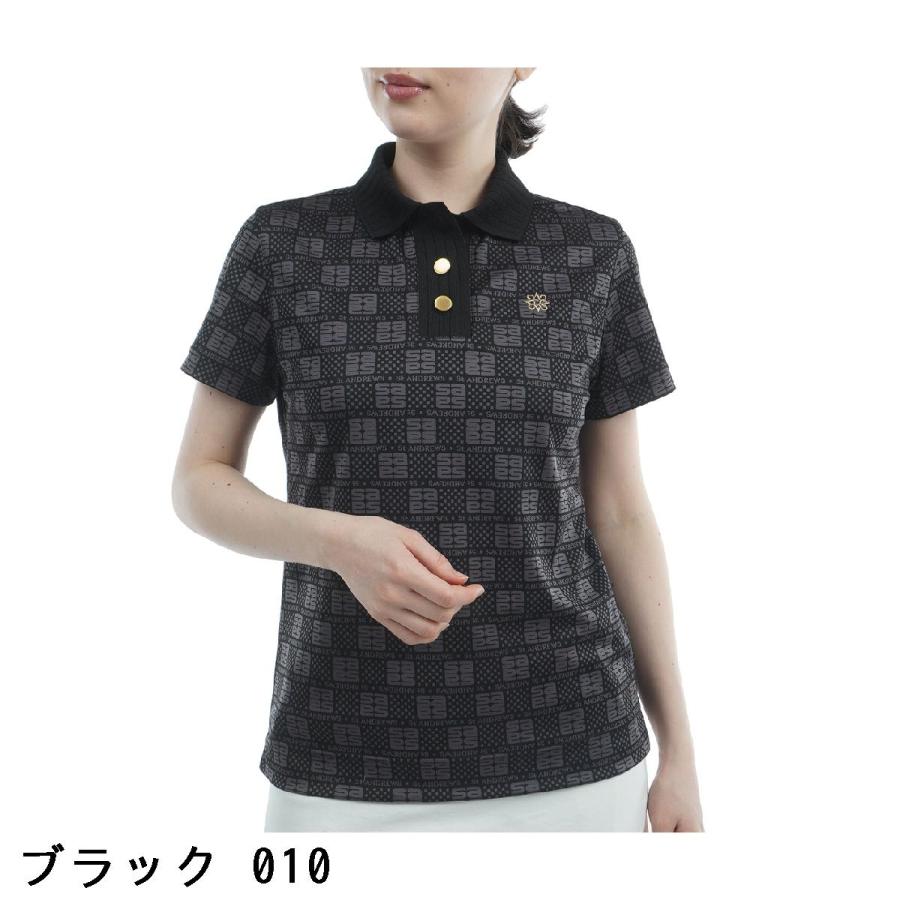 【韓国限定】セントアンドリュース　ポロシャツ St ANDREWS セント・アンドリュース St ANDREWS SAモノグラムジャ