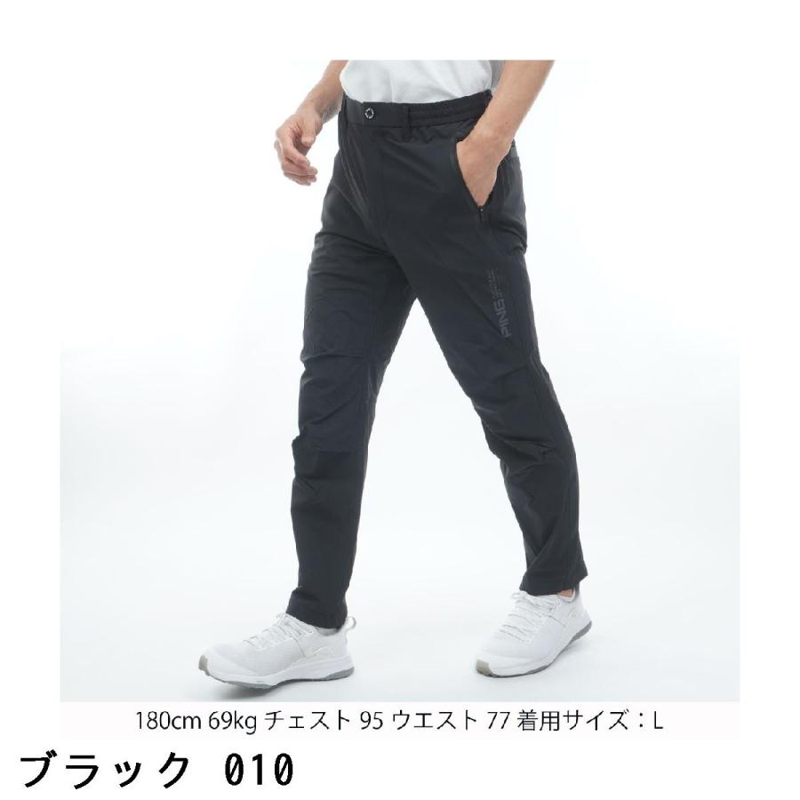 新品　PING ピン　パンツ　ストレッチ　接触冷感　春夏　ブラック　Lサイズ PING（ピン） ストレッチ冷感テーパードパンツ ゴルフパンツ ゴルフ
