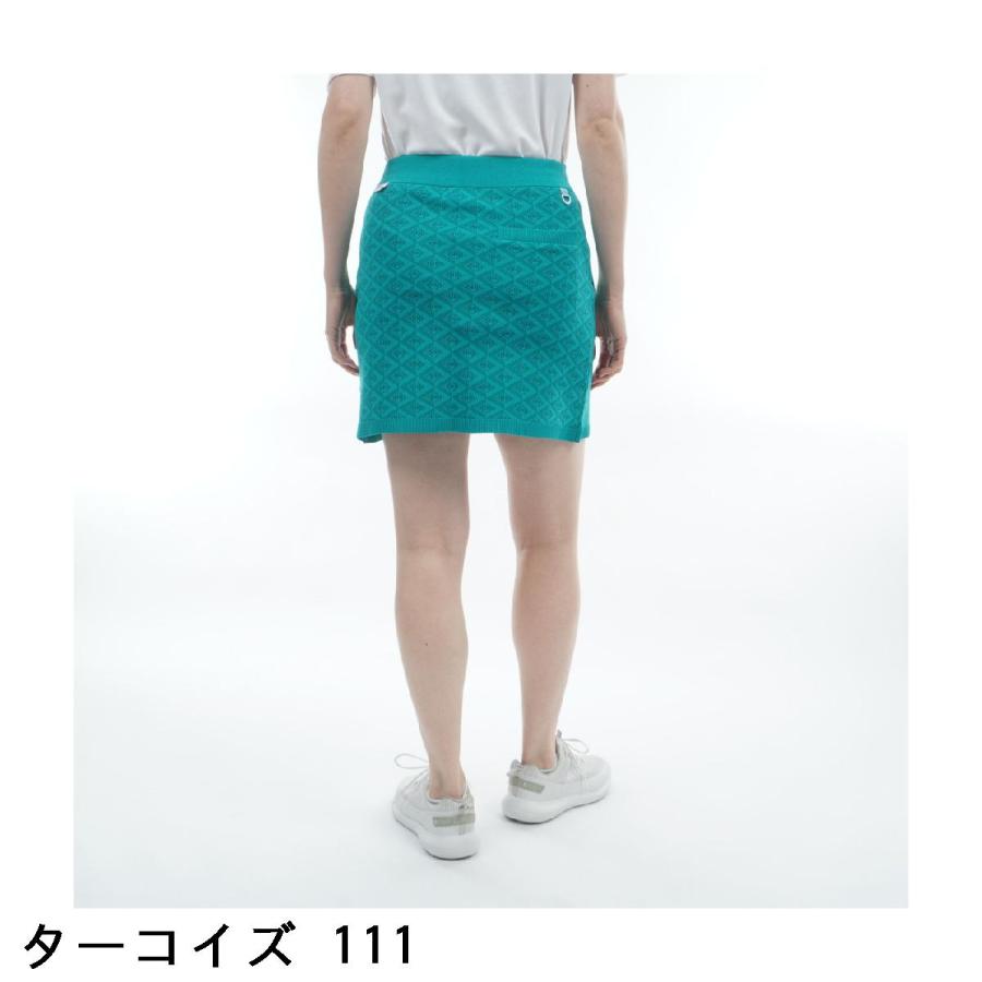 ピン PING AZモノグラムジャカードニットスカート レディスの画像