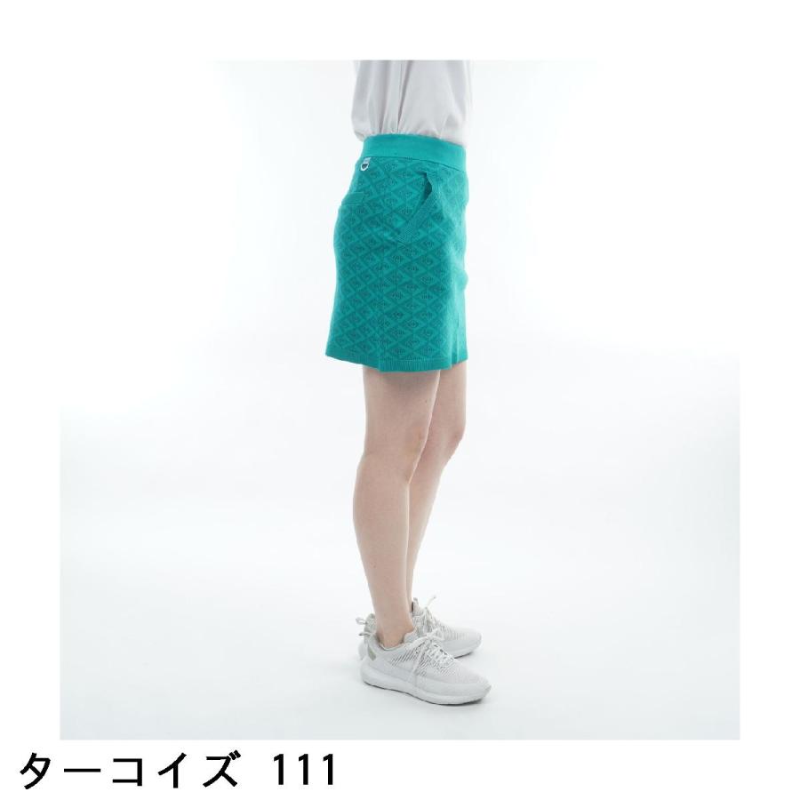 ピン PING AZモノグラムジャカードニットスカート レディスの画像