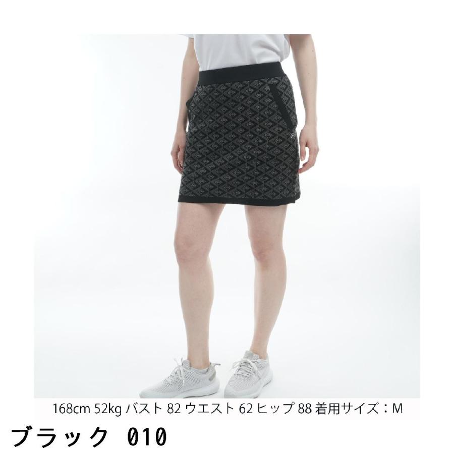 ピン PING AZモノグラムジャカードニットスカート レディスの画像