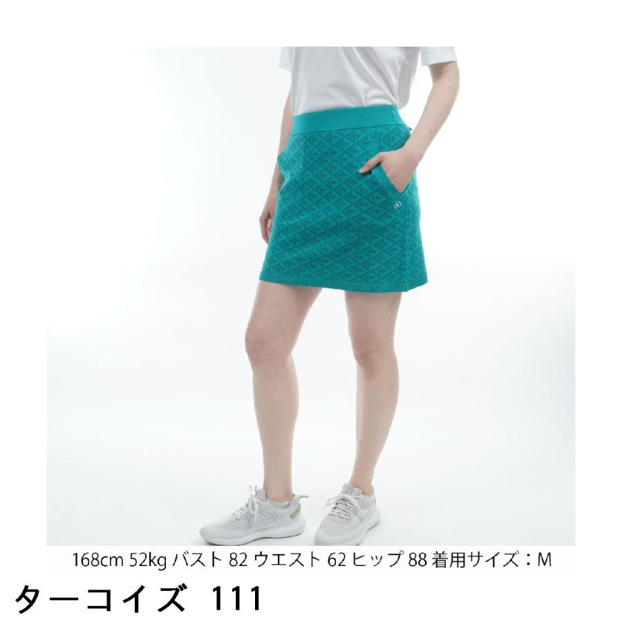 ピン PING AZモノグラムジャカードニットスカート レディスの画像