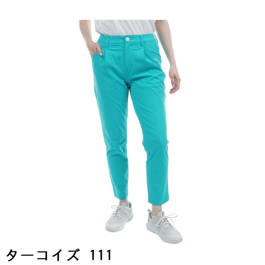 ピン PING フィット＆ストレッチワンタックテーパードパンツ レディスの画像