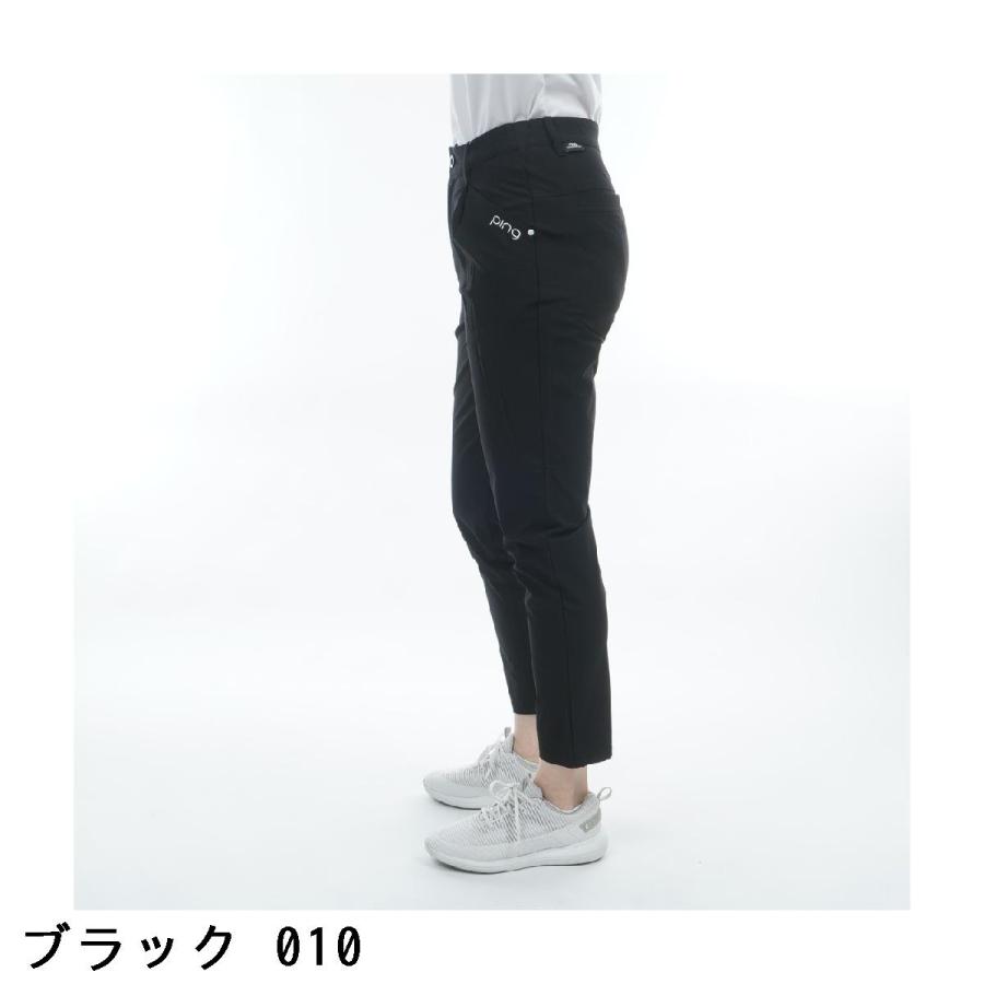 ピン PING フィット＆ストレッチワンタックテーパードパンツ レディスの画像