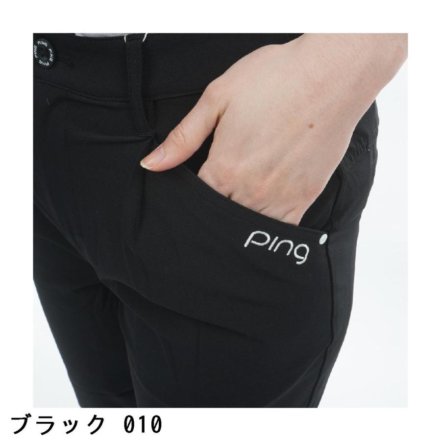 ピン PING フィット＆ストレッチワンタックテーパードパンツ レディスの画像