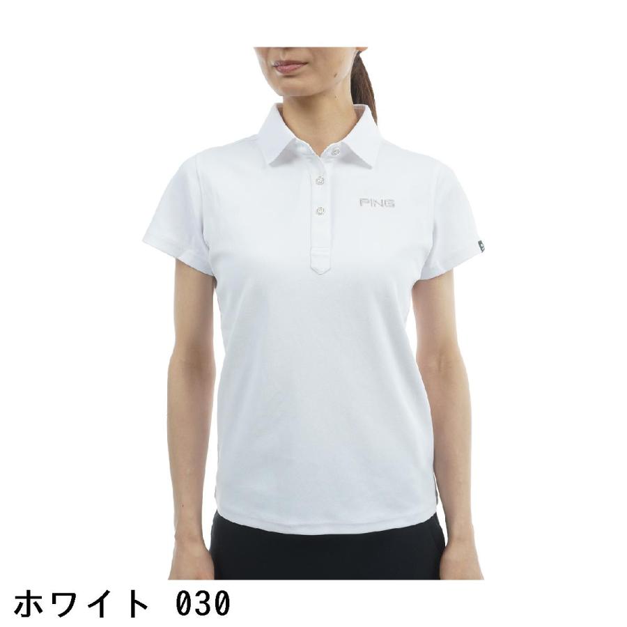ピン PING スーパーシェルター06 ストレッチ半袖ポロシャツ レディスの画像