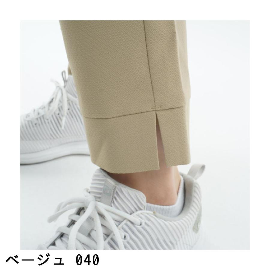 ピン PING ストレッチドビー裾スリットテーパードパンツ レディスの画像