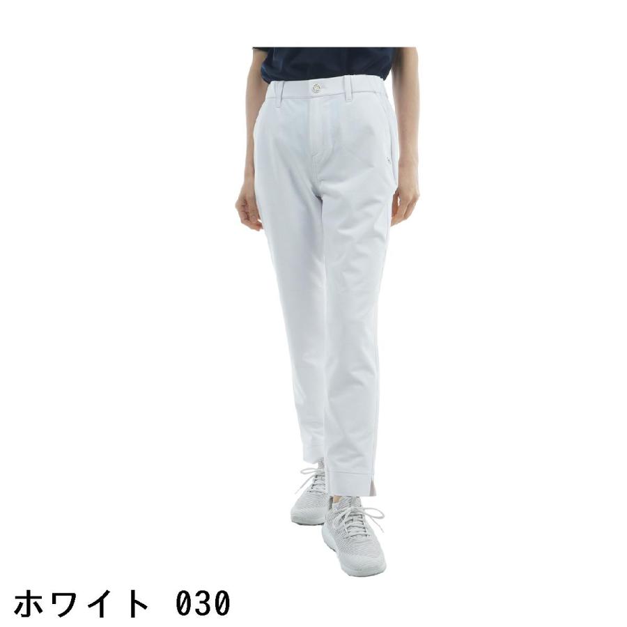 ピン PING ストレッチドビー裾スリットテーパードパンツ レディスの画像