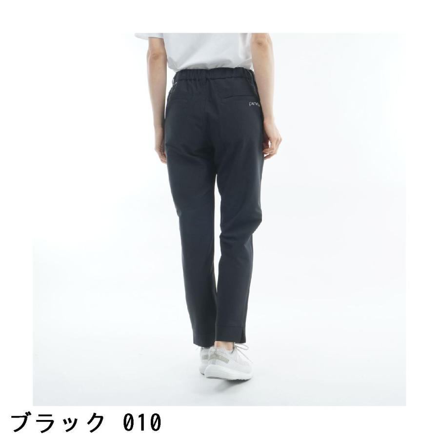 ピン PING ストレッチドビー裾スリットテーパードパンツ レディスの画像