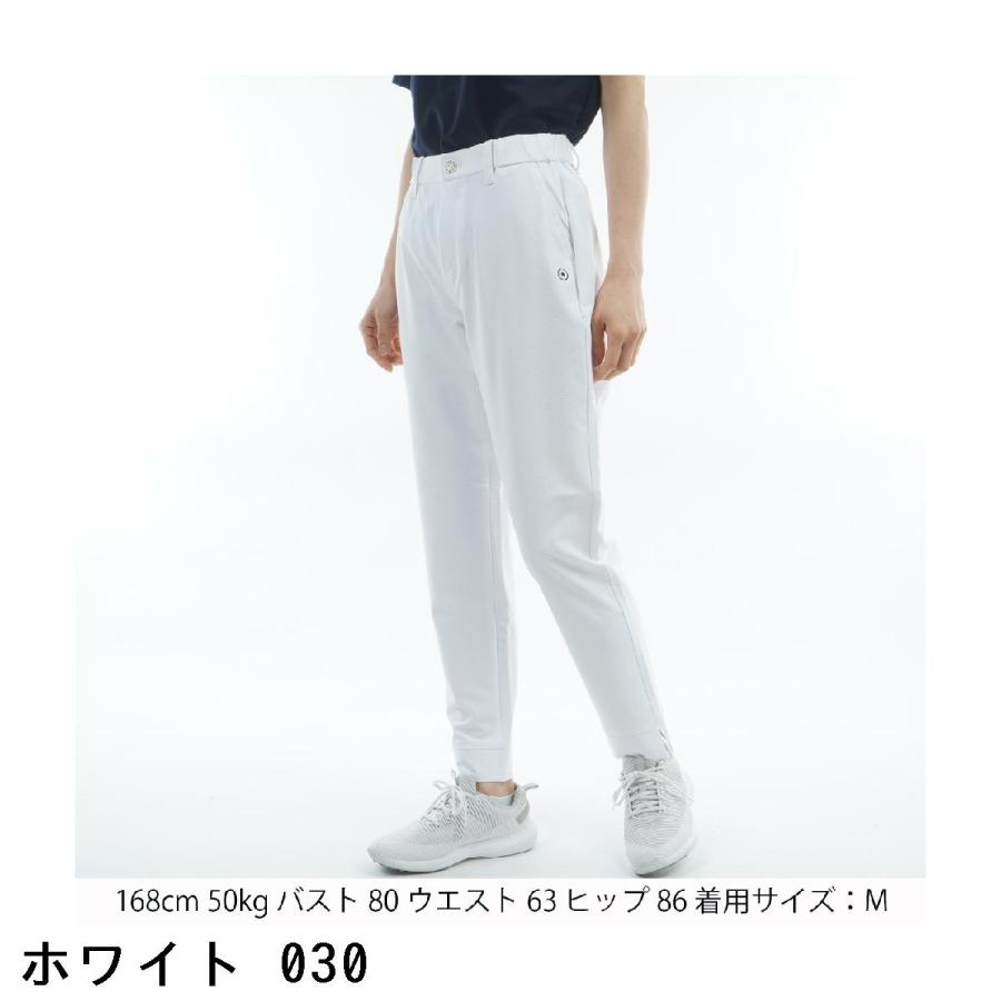 ピン PING ストレッチドビー裾スリットテーパードパンツ レディスの画像