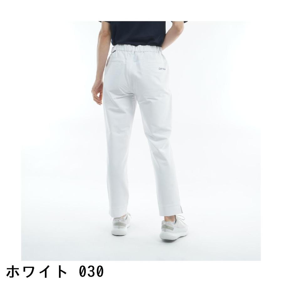 ピン PING ストレッチドビー裾スリットテーパードパンツ レディスの画像