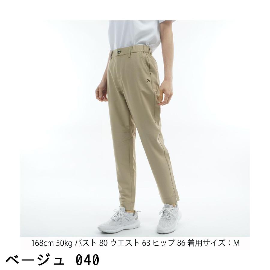 ピン PING ストレッチドビー裾スリットテーパードパンツ レディスの画像