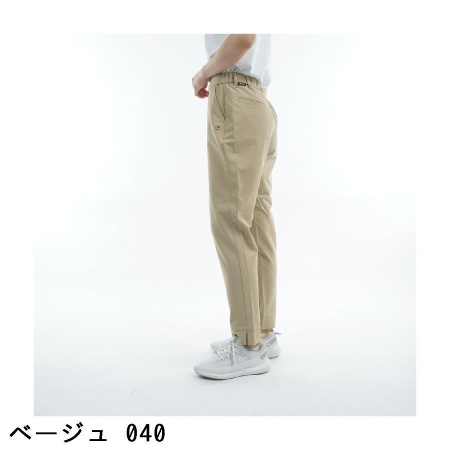 ピン PING ストレッチドビー裾スリットテーパードパンツ レディスの画像