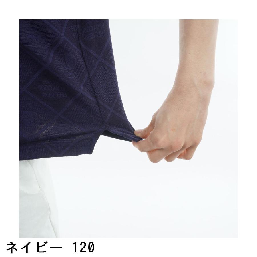 ピン PING Mr.PINGジャカード リラックス半袖ポロシャツ レディスの画像