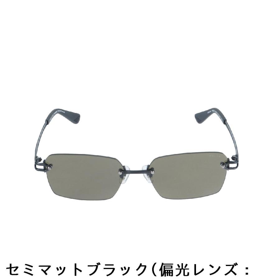 ポリス POLICE スクエアシェイプ 偏光レンズ サングラス_2