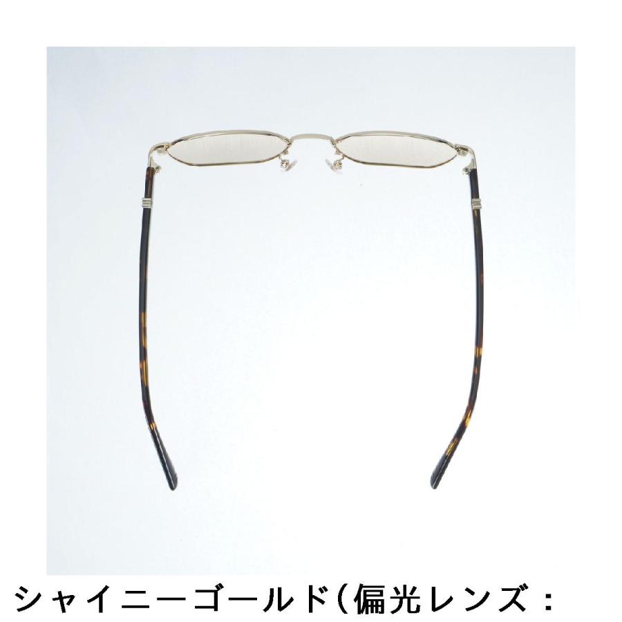 ポリス POLICE ヘキサゴンシェイプ メタルフロントモデル 偏光レンズ サングラス_6