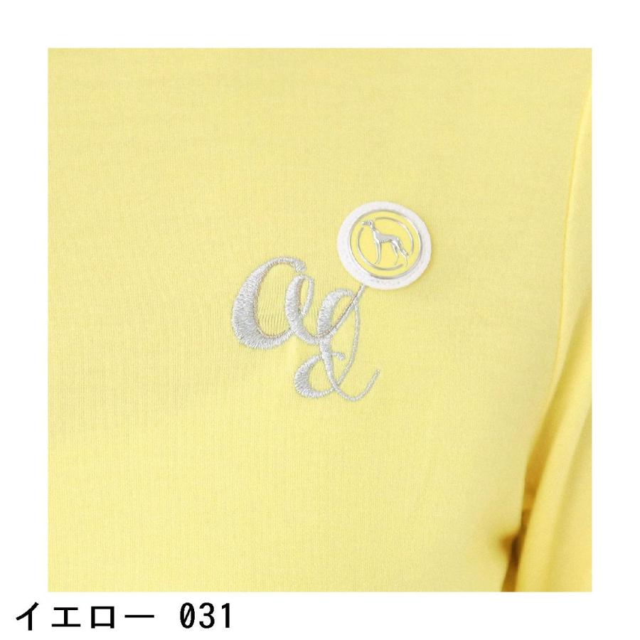 アダバット adabat 吸湿発熱 ハーフジップモックネック長袖Tシャツ レディスの画像
