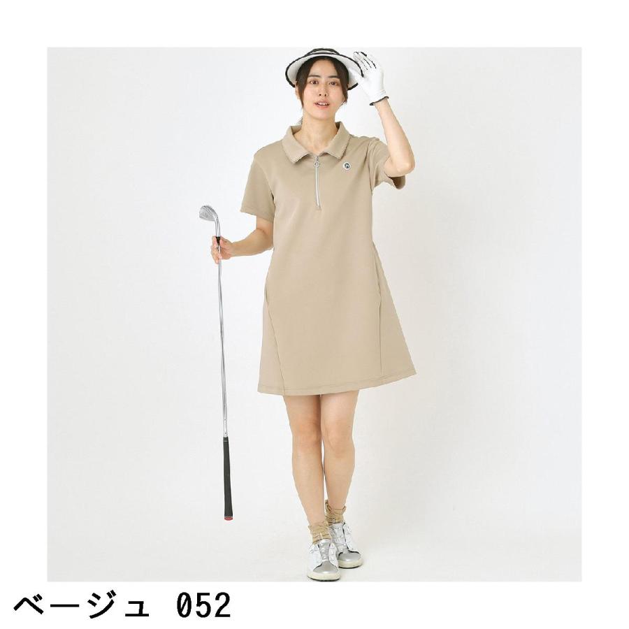 アダバット adabat ライトスムースハーフジップワンピース レディス_14