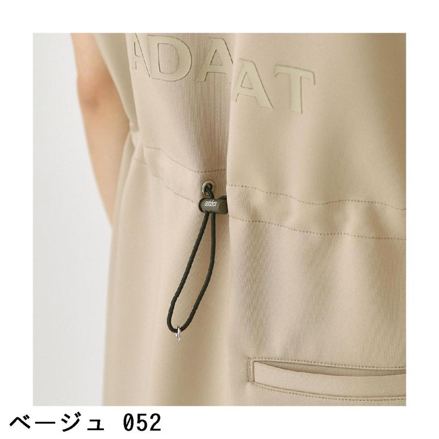 アダバット adabat ライトスムースハーフジップワンピース レディス_8