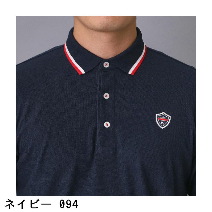 アダバットネイビー ADABAT NAVY 起毛ストレッチ長袖ポロシャツ : GDO