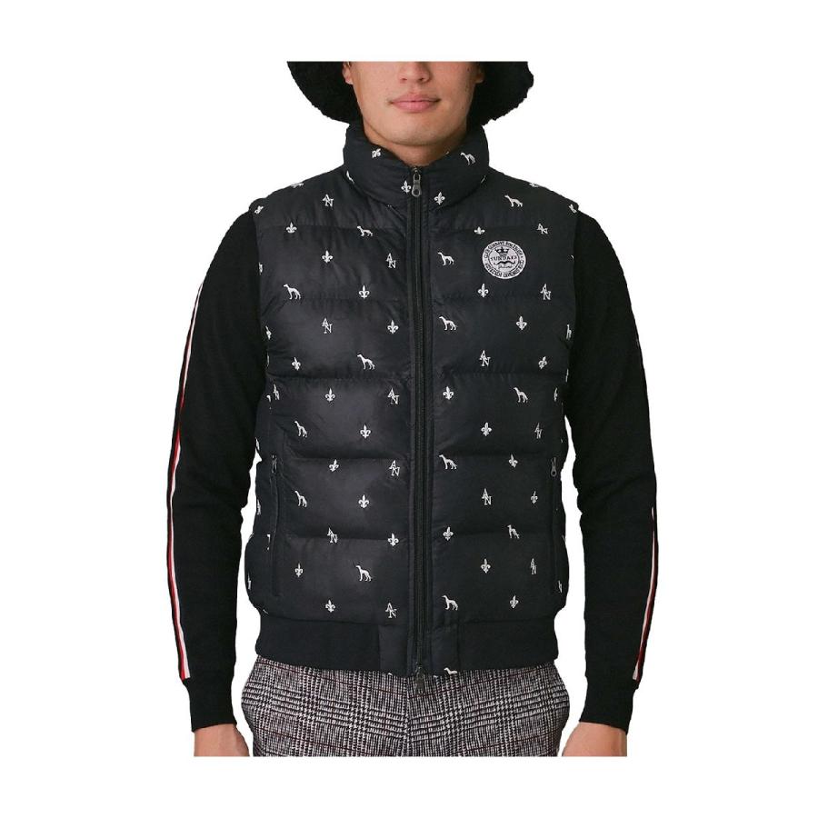 アダバットネイビー ADABAT NAVY エンブロイダリーモノグラム中綿