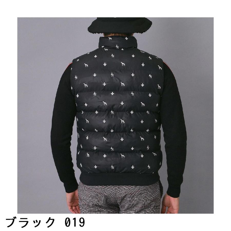 アダバットネイビー ADABAT NAVY エンブロイダリーモノグラム中綿