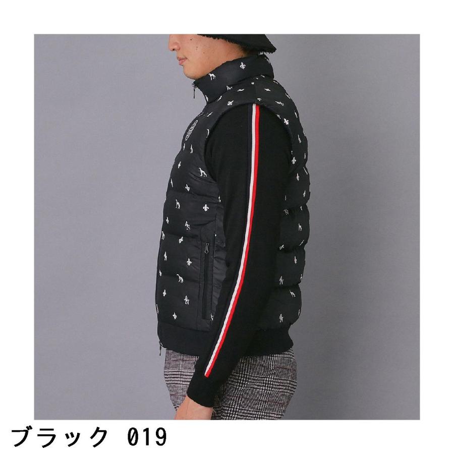 アダバットネイビー ADABAT NAVY エンブロイダリーモノグラム中綿