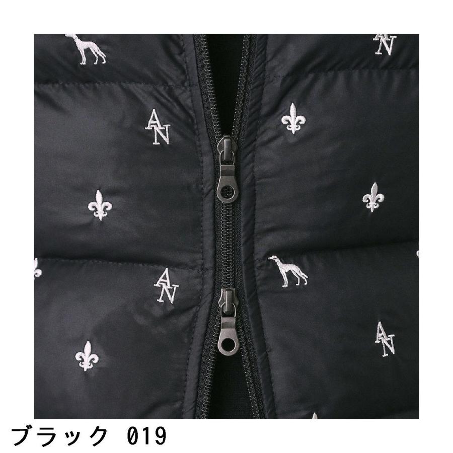 アダバットネイビー ADABAT NAVY エンブロイダリーモノグラム中綿