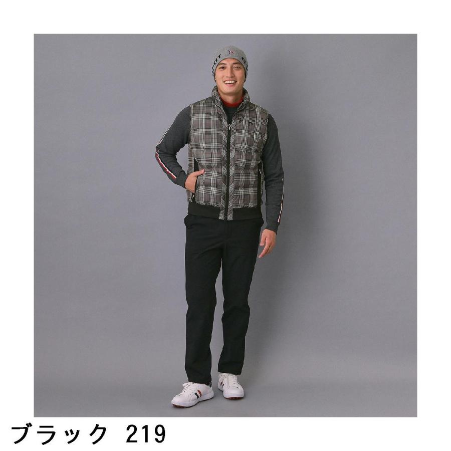 アダバットネイビー ADABAT NAVY ストレッチ 撥水グレンチェック中綿