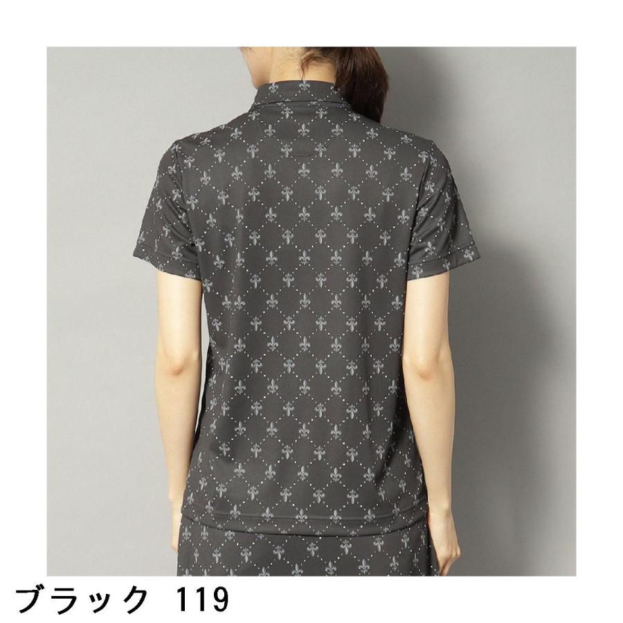 アダバットネイビー ADABAT NAVY 吸水速乾 フルールドリス半袖ポロシャツ レディスの画像