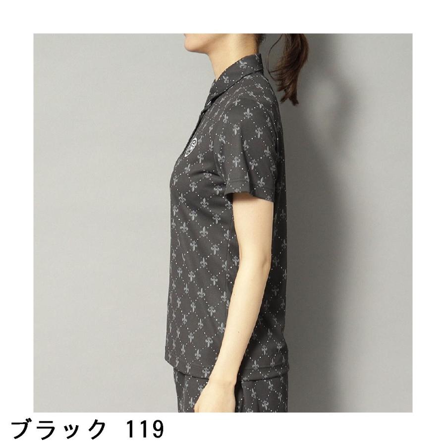 アダバットネイビー ADABAT NAVY 吸水速乾 フルールドリス半袖ポロシャツ レディスの画像