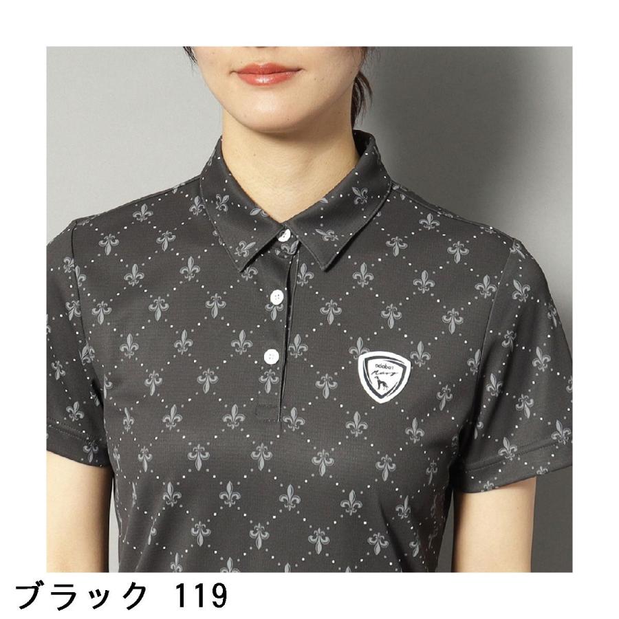 アダバットネイビー ADABAT NAVY 吸水速乾 フルールドリス半袖ポロシャツ レディスの画像