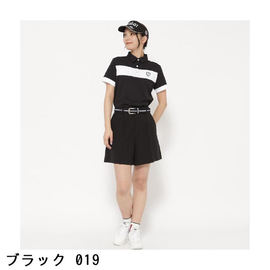アダバットネイビー ADABAT NAVY UVカット 接触冷感 ストレッチツイルピンタックキュロットパンツ レディスの画像