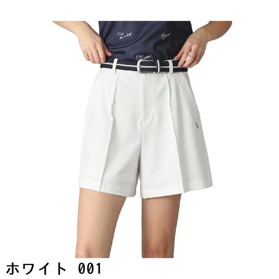 アダバットネイビー ADABAT NAVY UVカット 接触冷感 ストレッチツイルピンタックキュロットパンツ レディスの画像