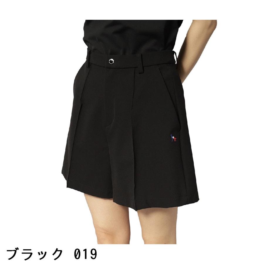 アダバットネイビー ADABAT NAVY UVカット 接触冷感 ストレッチツイルピンタックキュロットパンツ レディスの画像