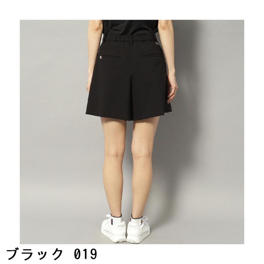 アダバットネイビー ADABAT NAVY UVカット 接触冷感 ストレッチツイルピンタックキュロットパンツ レディスの画像