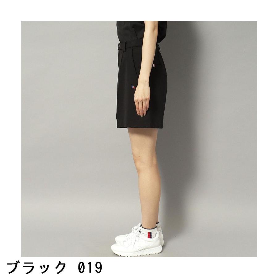 アダバットネイビー ADABAT NAVY UVカット 接触冷感 ストレッチツイルピンタックキュロットパンツ レディスの画像