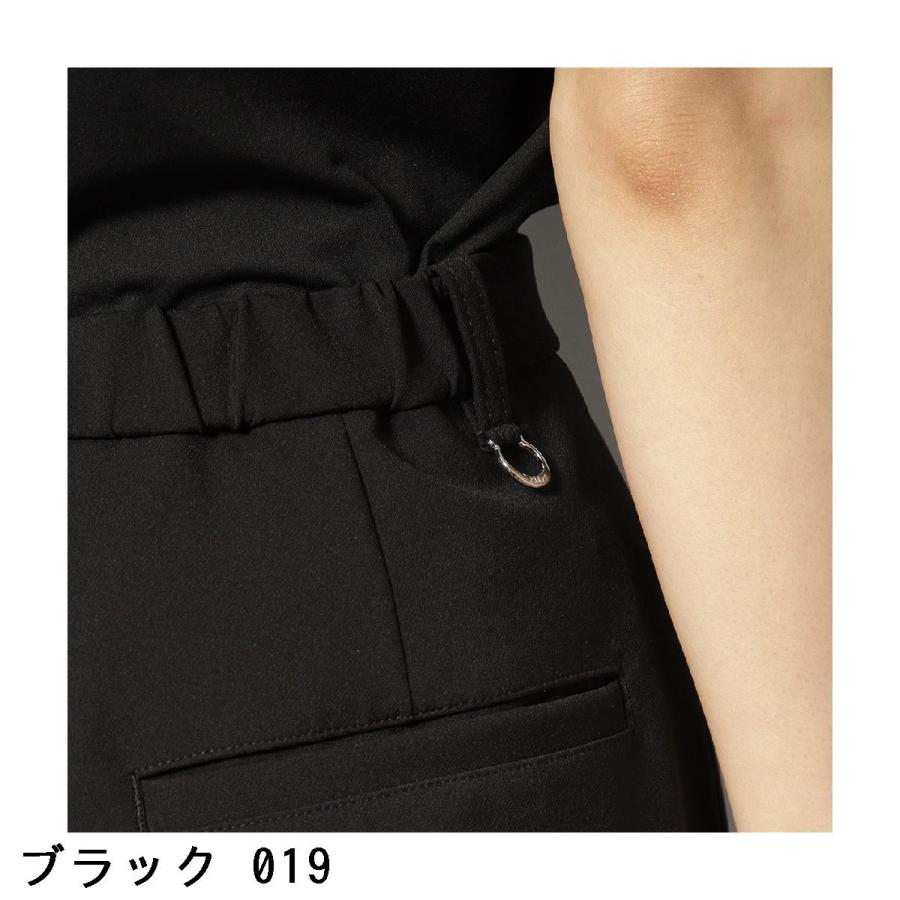 アダバットネイビー ADABAT NAVY UVカット 接触冷感 ストレッチツイルピンタックキュロットパンツ レディスの画像