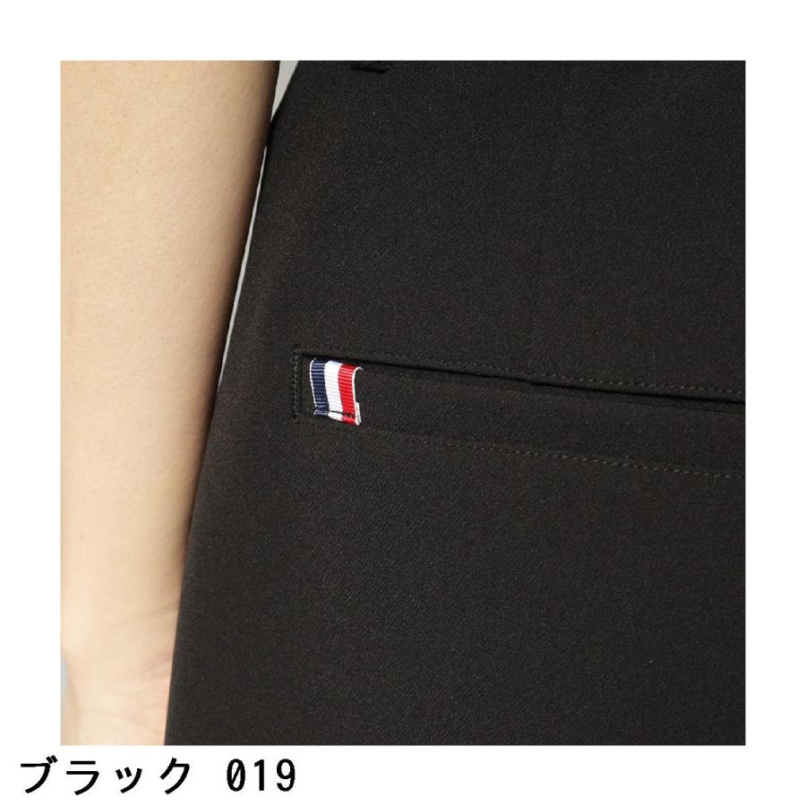 アダバットネイビー ADABAT NAVY UVカット 接触冷感 ストレッチツイルピンタックキュロットパンツ レディスの画像