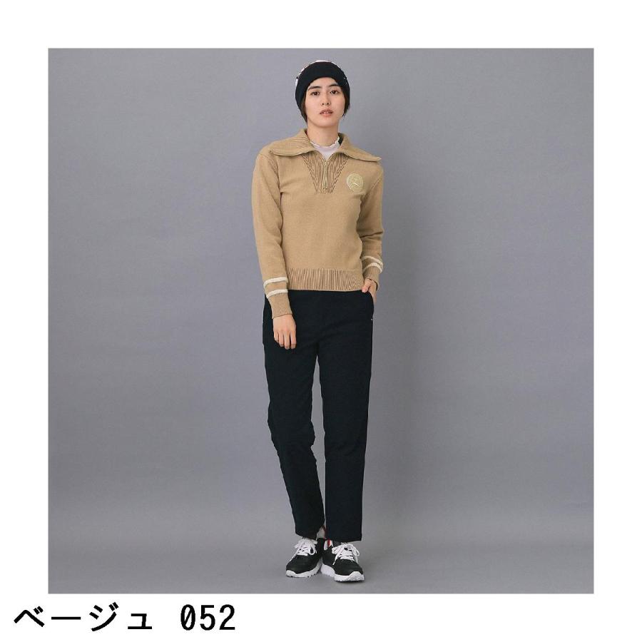 タグ付き新品未使用品　アダバット　ハーフジップセーター アダバットネイビー ADABAT NAVY ハーフジップワイドカラーセーター