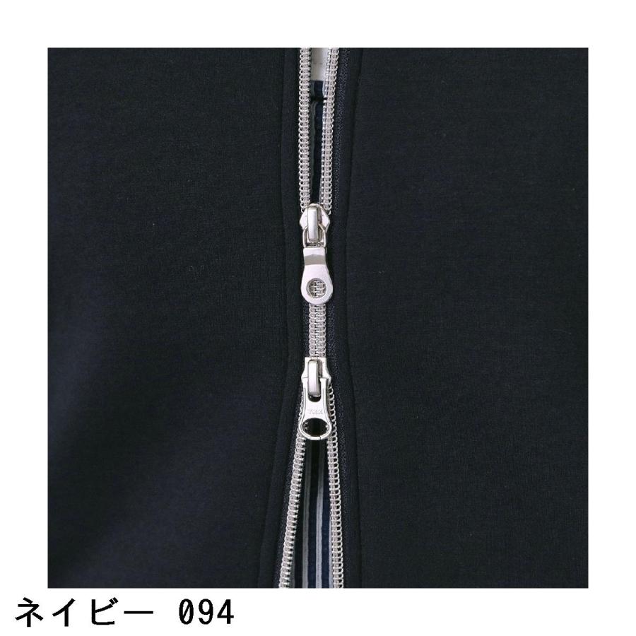 アダバットネイビー ADABAT NAVY ストレッチ ライトスムースジップブルゾン レディス_10